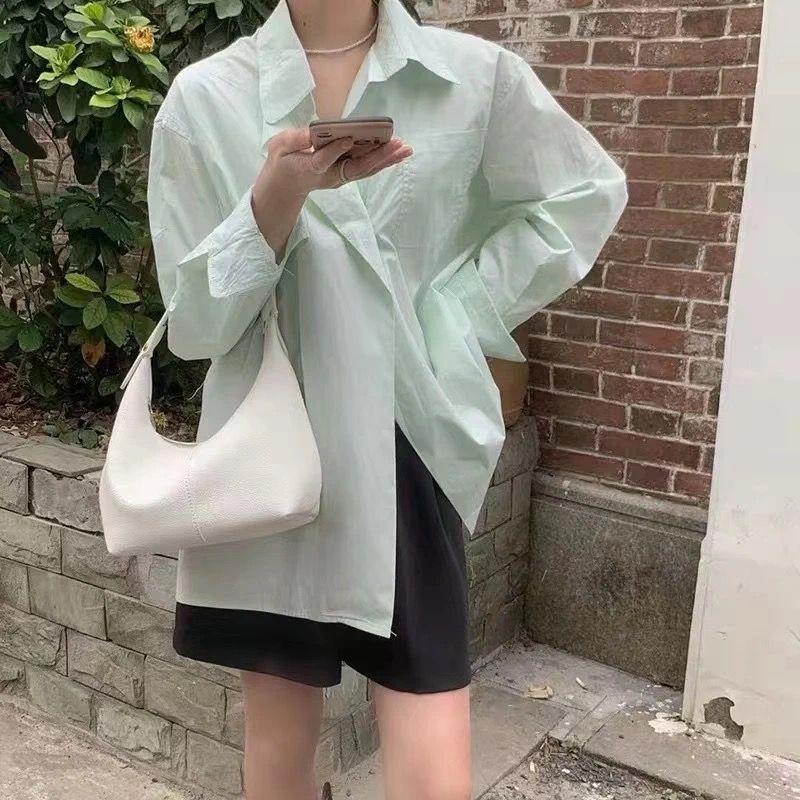 Dumpling-shaped Bags with Lychee Pattern Women Popular Hand-held and Single-shoulder Bags This Year Versatile and Stylish Women's Bags