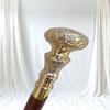 Brass Handle Victorian Walking Stick Style Gentleman Cane Nice Gift Collectible