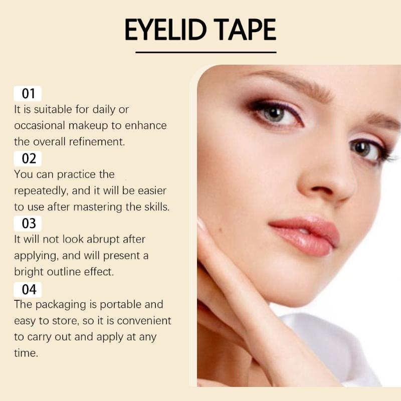 Seamless Double Eyelid Strips With Airflow Materials Not Adhesive Needed For Sensitives Skin Daily Use