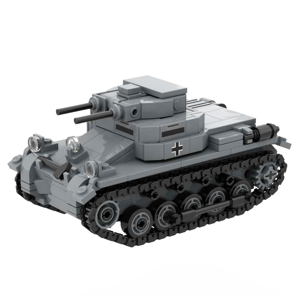 

Друга світова війна Німецький танк Panzer I II III IV Flakpanzer MK103 Військовий будівельний блок Іграшка Армійські цеглини Набір для складання Сумісний з брендами