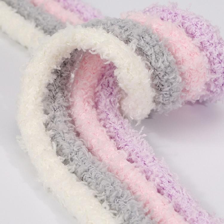 Soft Plush Shoe Lace 120cm Long Polyester Shoelaces Replaceable Sneakers Lace for Adults Trainers Footwear Decoration