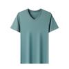 Men's T-shirt Short Sleeve V-Neck Premium Casual Versatile Bottom Shirt Men's