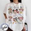 Vintage Pirate Shirt Friends Pirate Signature Crew Tee Donald Daisy Comfort Colors Cotton Shirt