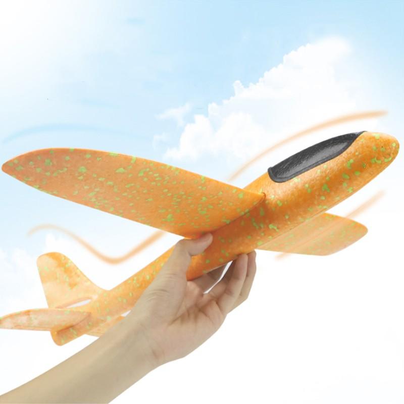 48CM DIY Hand Throw Flying Glider Planes Toys For Children Foam Aeroplane Model Party Game