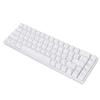 Wireless 2.4 G Mechanical Keyboard White 68 Keys Quick Response Wireless Gaming Keyboard for