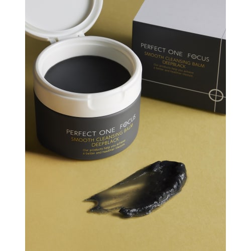 PERFECT ONE FOCUS Smooth Cleansing Balm 75g (Smooth Cleansing Balm Deep Black Single Item) Double face wash unnecessary Eyelash extension OK Pores Bla
