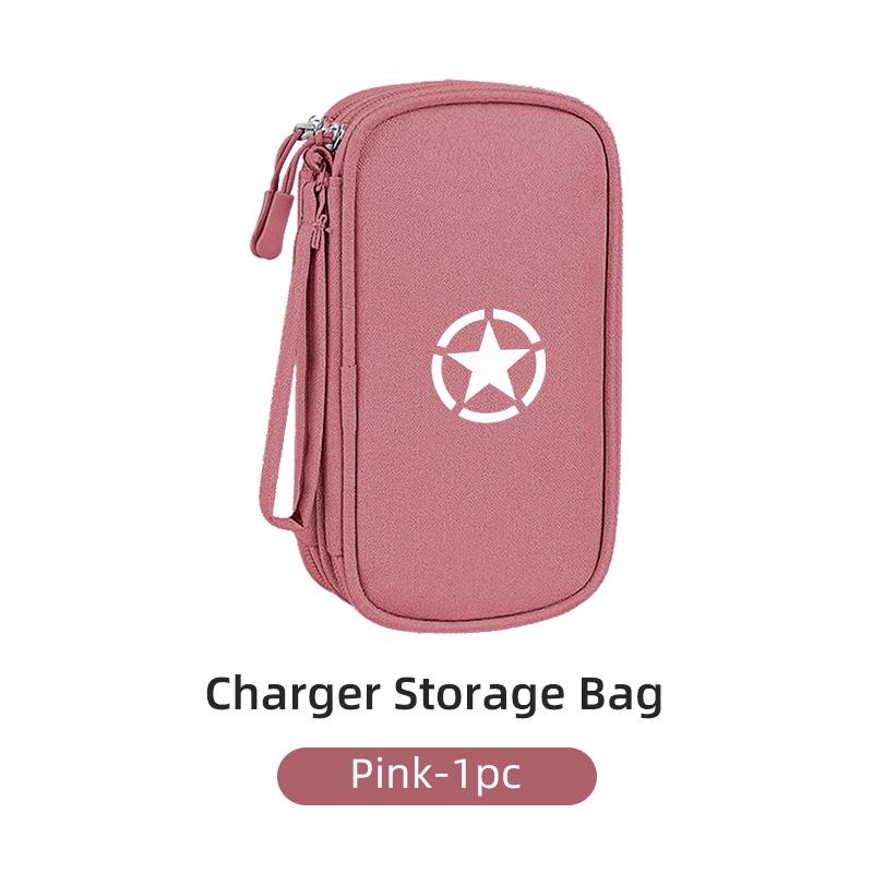 Car Interior Data Cable Storage Bag Mini EVA Case Travel Pack For Jeep Renegade Compass Grand Cherokee Wrangler JK Patriot Liber AJY1