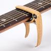 Unisex kovová kapodastra a klipová ladička pro folk, elektrickou kytaru a ukulele