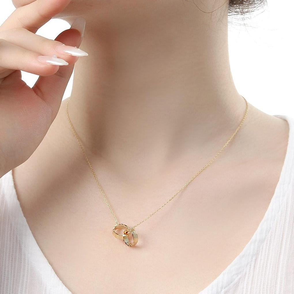 Silver 925 Gold-Plated Bold Touring Women's Necklace