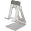 Metal Phone Stand, Angle Adjustable Non Slip Base Desk Phone Holder for Reading, Live Stream, Fits All Smart Phones