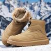Winter White Cotton Shoes Outdoor Men's Snow Boot High-Top Casual Warm Boots Man Comfortable Slip-on Men Fashion Ankle Boot 2026