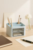 Kreative Transparente Schublade Lagerung Box Desktop Kosmetik Organizer Student Große Kapazität Stift Halter Schule Büro Schreibwaren