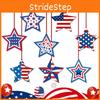 Independence Themed Day Star Shaped Hanging Ornaments Scene Props Arrangement