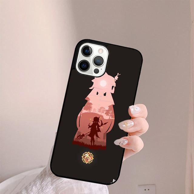 Game Genshin Impact Cute Phone Case For iPhone 17 Air 13 12 14 15 16 Cover For Apple Pro Max Plus Coque