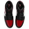 Air Jordan 1 Mid Patent Bred Toe Pánské tenisky Černá Varsity-Červená Bílá HV4091-006