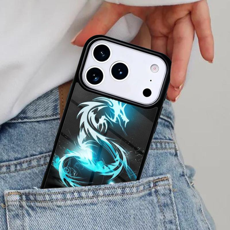Legendary Chinese Dragon Phone Case for iPhone 17ProMax 12 13 14 15 16e 17 Pro Max Plus Air Cover