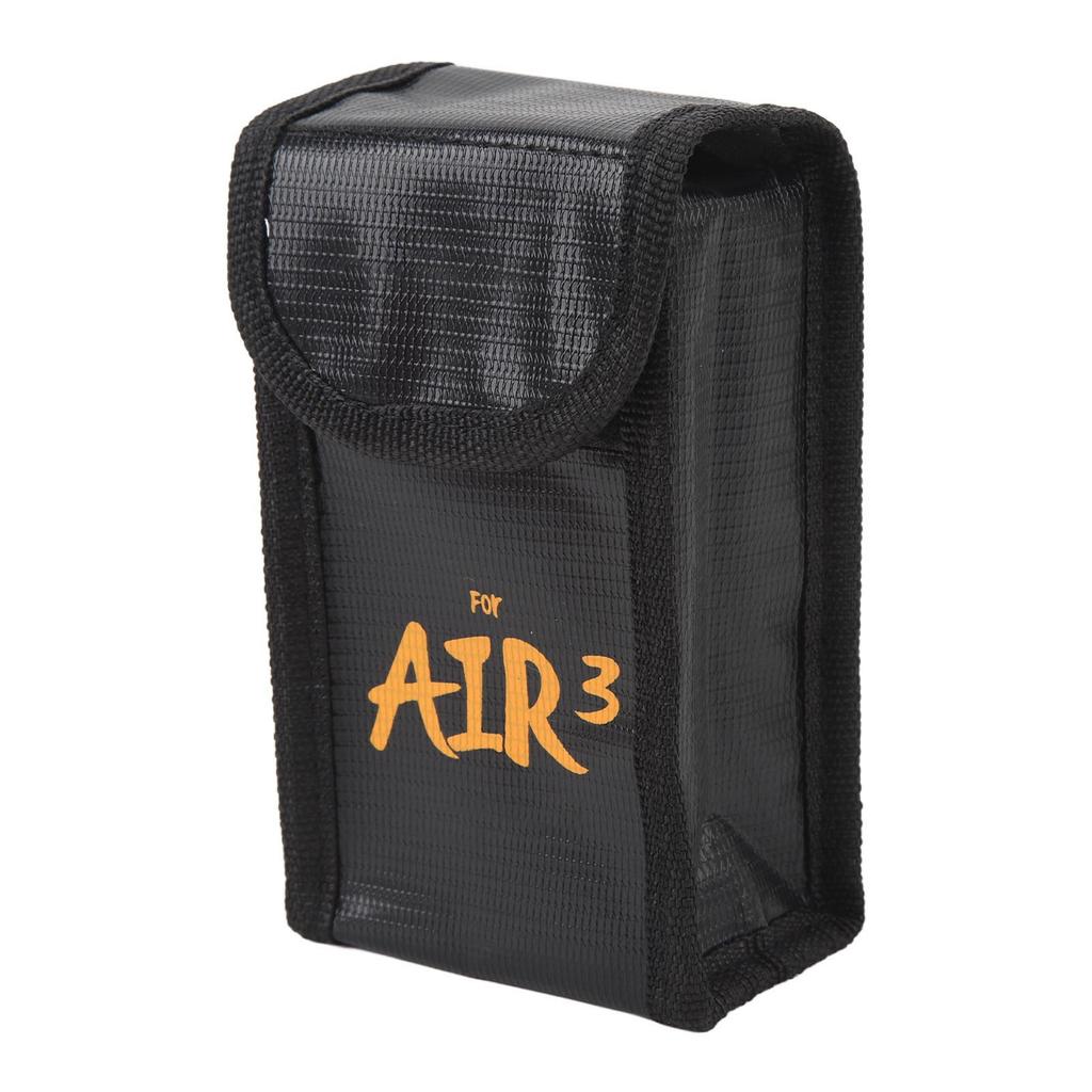 Battery Safe Bag Anti Radiation Flame Retardant Hook And Loop Closure Lithium  Batteries Explosion