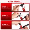 PINMOAP Car Engine Hood Support Rod Fixing Clip Engine Hood Tailgate Anti Slip Safety Bracket Gas Spring Lock Clip Support Tool