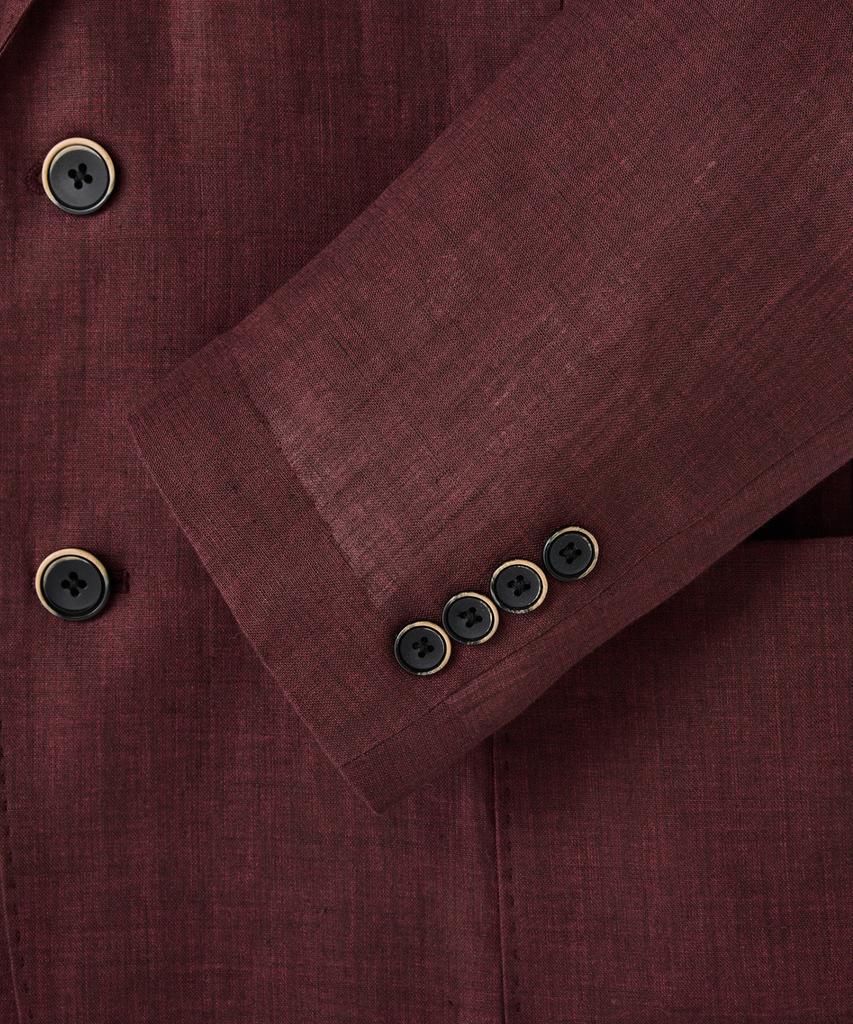 Stco [Summer] Diems 100% Linen Premium Jacket_Wine (Classic Fit)_Djaxb11Csa