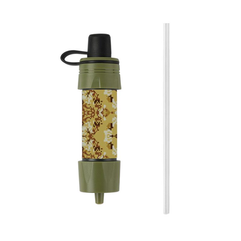 Portable Outdoor Survival Water Filter Straw: Lightweight, Ideal for Camping and Emergency Use