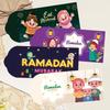 6Pcs Thickened Eid Mubarak Cash Envelopes Paper Ramadan Decoration  for Family Gathering