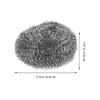 NUOLUX Steel Stainless Steel Kitchen Cleaning Metal 12 Silver Scrubber, Scrubber, Ball, Pot, Dish, Cleaning, Scrubber, Pieces,