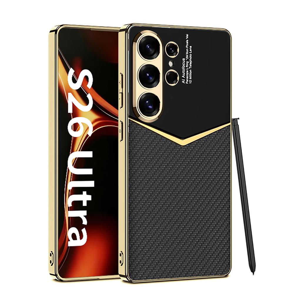 GKK Für Samsung Galaxy S26 Ultra Hüllen Galvanik PU + PC + TPU Handyhülle