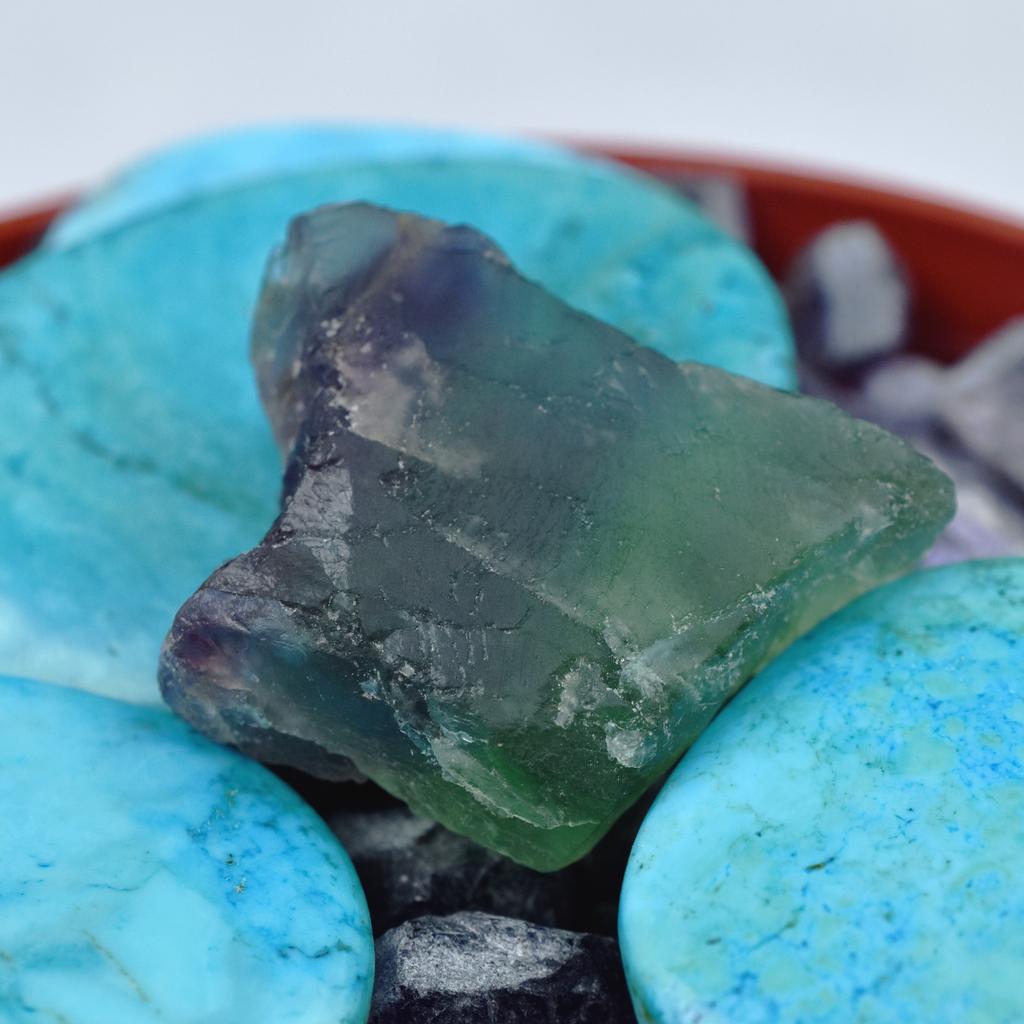 Natural Fluorite CERTIFIED Multi Color Uncut 160.55 Ct Raw Rough Loose Gemstone