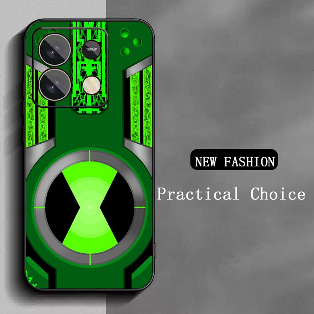 

Ben 10 classic cartoon pattern Phone Case For Redmi Note 14 13 12 11 Pro Plus S 5G 14C A3 Soft Black Phone Cover Redmi Note 11S 4G