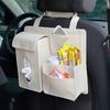 Multi-Purpose Car Storage Bag Organizer Hanging Bag Box Paper Towel Phone Storage Felt Bag Trash Can Organizer Car Accessories