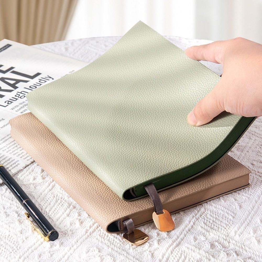 PU Leather Cover Diary Book 100 Sheets Diary Agenda A5 Leather Notebook Office Supplies