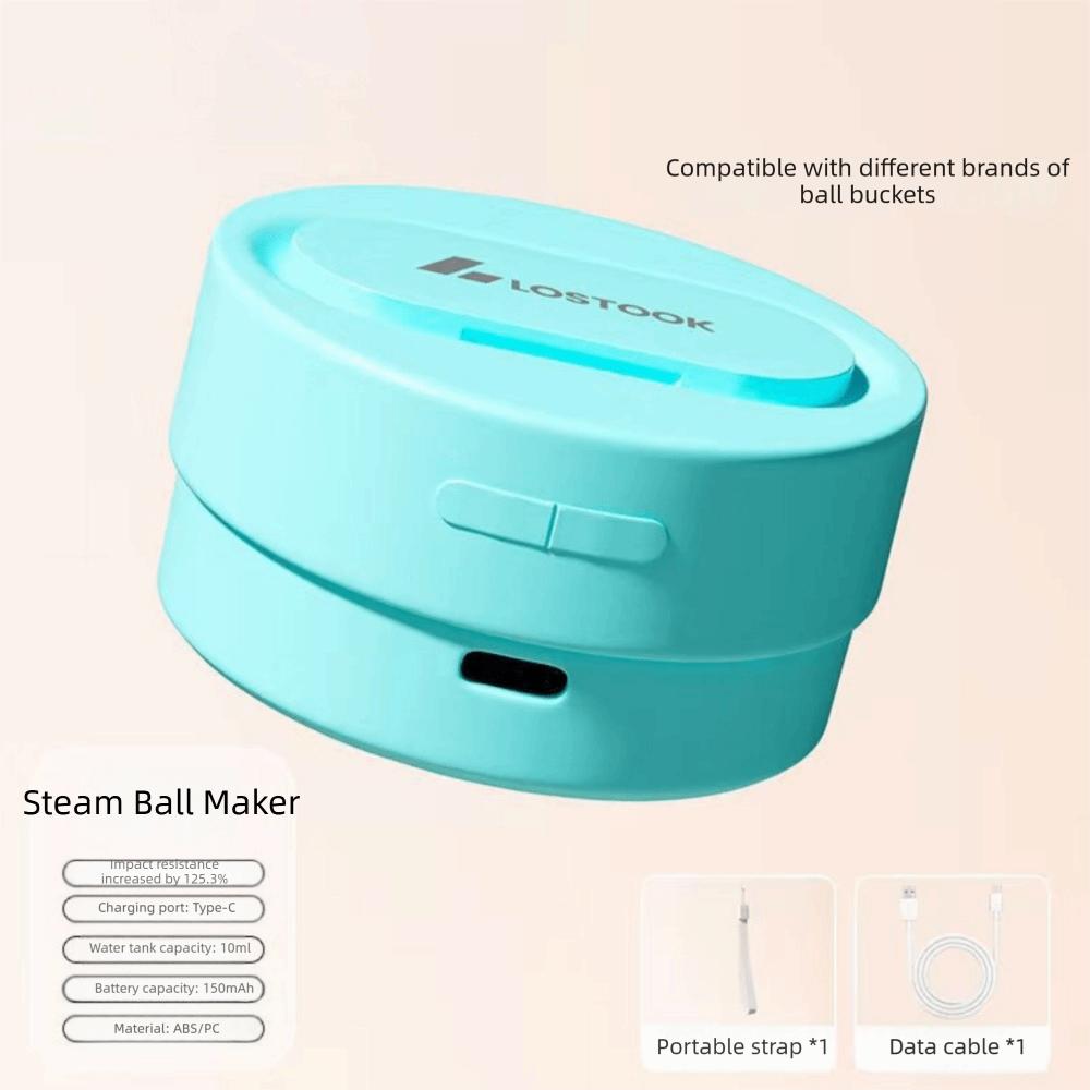 Efficient Shuttlecock Humidifier Steam Air Rechargeable Badminton Ball Steamer Blue White Keeps Moisturizing