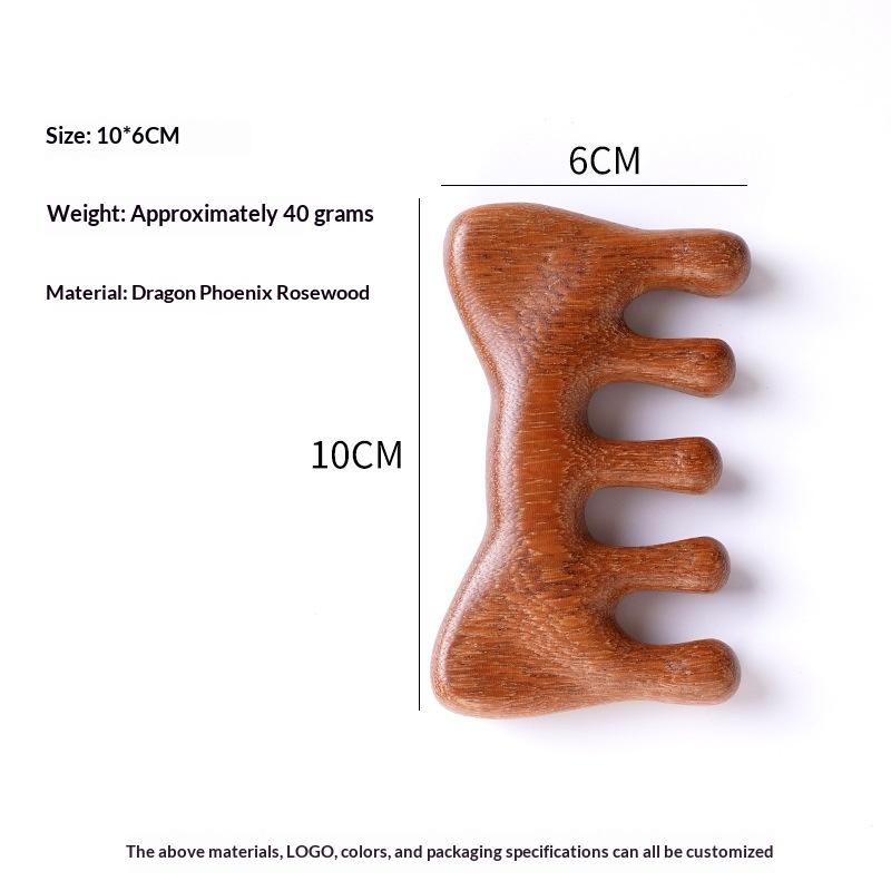 Sandalwood Gua Sha Tool For Face Body Foot Massage Lymphatic Drainage Trigger Point Self Care Gift