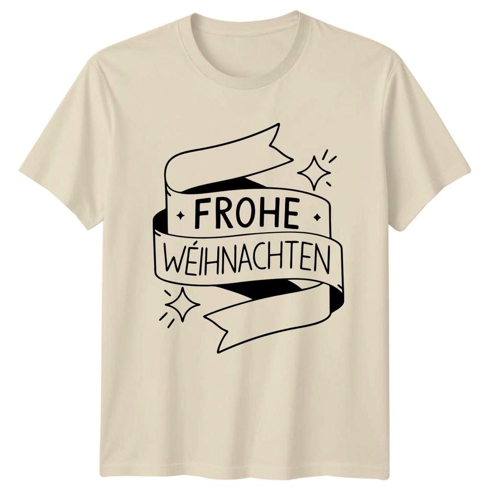 Frohe Weihnachten TShirt GerUnisex Holiday Christmas Gift For Him And Her