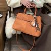 Vintage Designer Luxury Brand Women Handbags Simple Solid Small Crossbody Bag High Quality PU Leather Female Tote Bag CLE