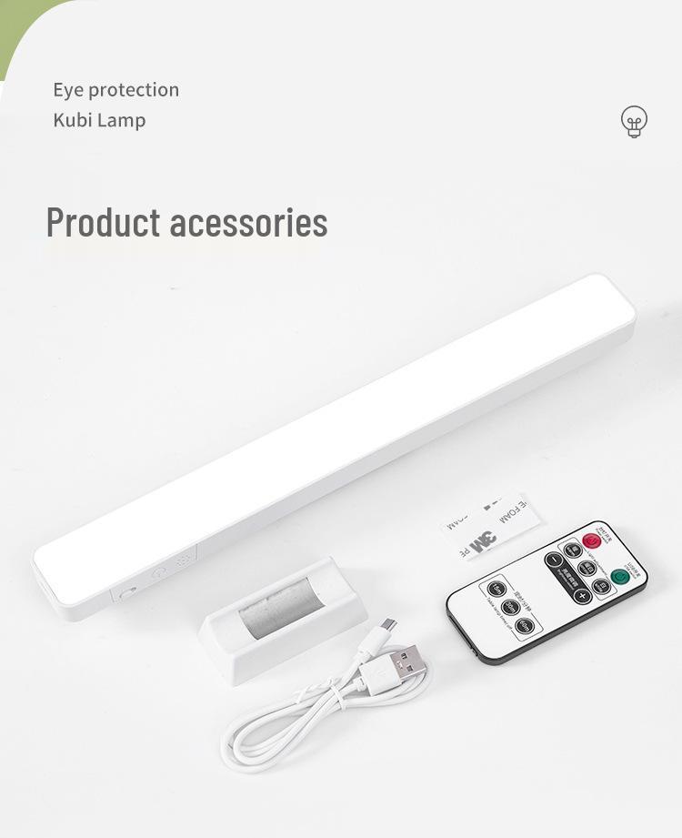 Smart Rechargeable LED Desk Lamp with Eye Protection and Magnetic Base for Students