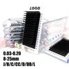 Volume Faux Mink Split Tip Cashmere Ellipse Matte Flat Lashes Extensions Individual Eyelashes Tray Eyelash Vendor