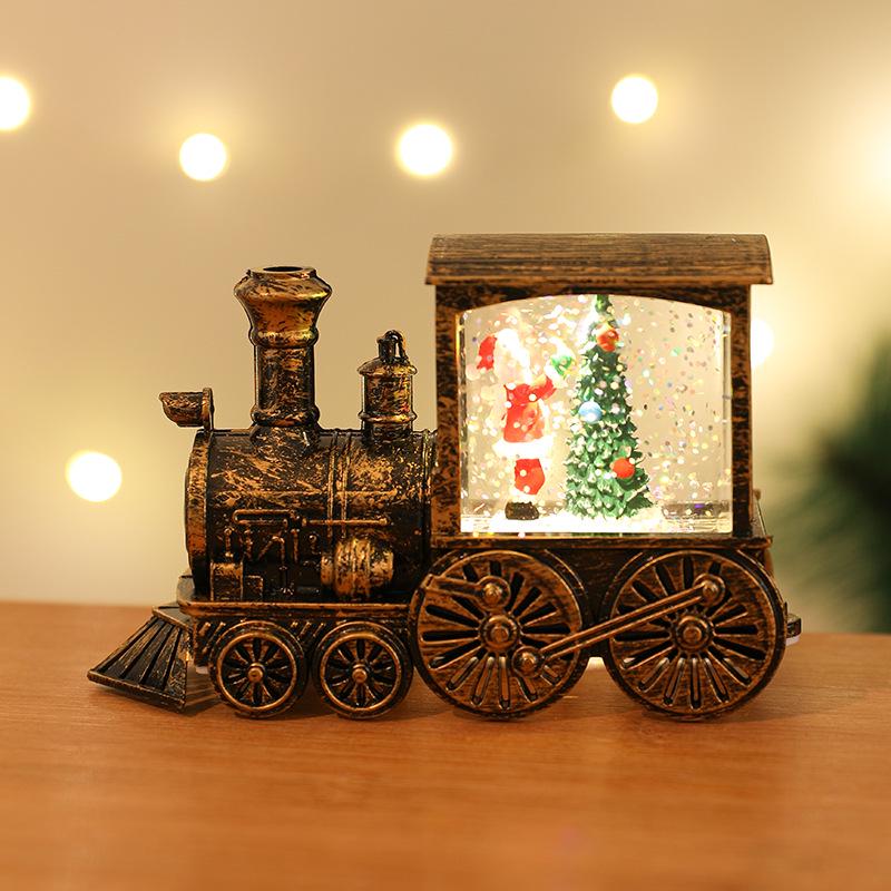 Christmas Party Gifts: Water-Filled Thomas Train Souvenirs