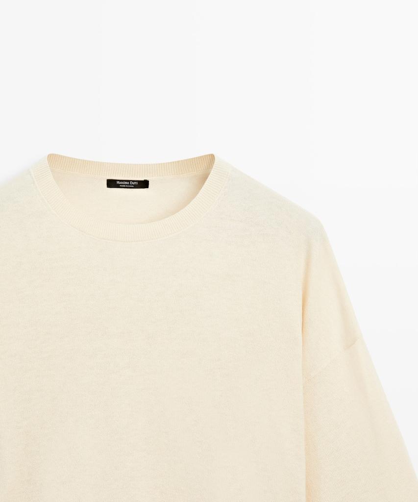 Masimodutti Wool Blend Round Neck Sweater