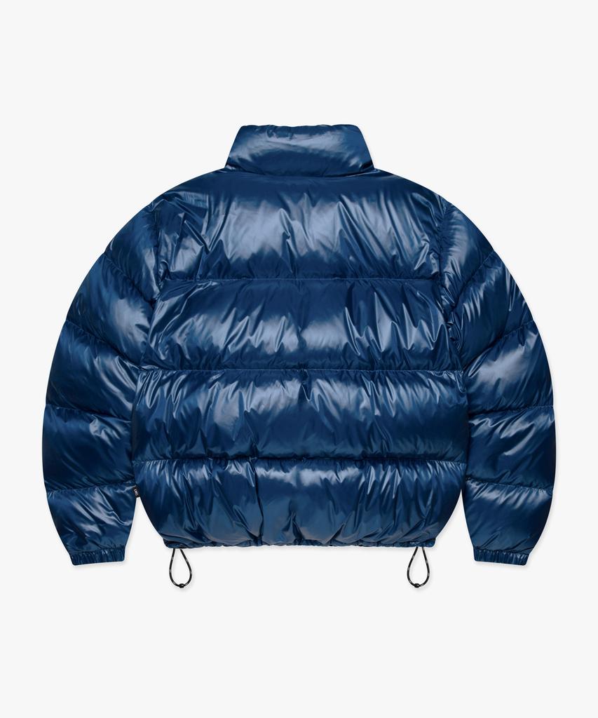 Lmc Og Glossy Puffer Duck Down Parka Blue