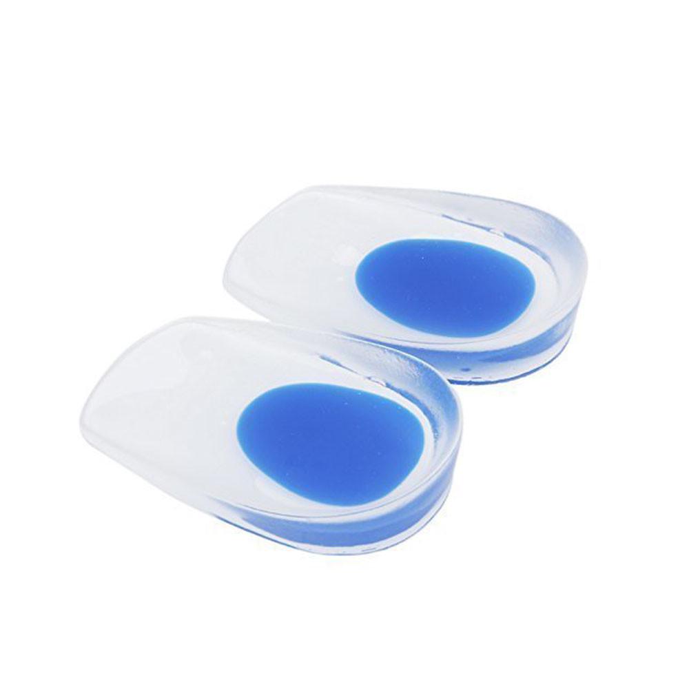 Liroyal Footful 2 Paar Gel-Fersenschalen, Fersenstützpolster, Kissen für Plantar