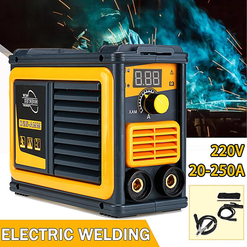 Macchina Saldatrice Elettrica Digitale Inverter ad Arco IGBT 220V Display MMA250 Saldatrice per Saldatura Fai da Te