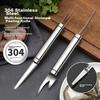 BJ 304 Stainless Steel Shrimp Deveiner Tool, Double-Ended Shrimp Deveiner Knife, Longan Pit Remover, Prawn Deveining Knife
