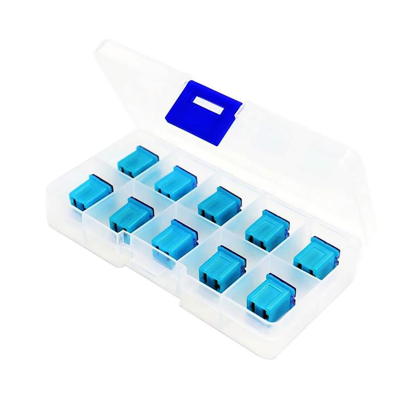 Set Of 10 20A 32V F2822-Z JCASE Box Shaped Fuse Standard Female Push In