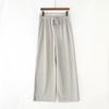 Paris High Waist Ice Silk Drape Pants - Summer Loose Straight Leg