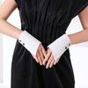 Creative White Fake Cuffs Button Decorative Cuff Extension Wrist Cuffs Detachable Elegant Fake Shirt Cuffs Clothing Accessories