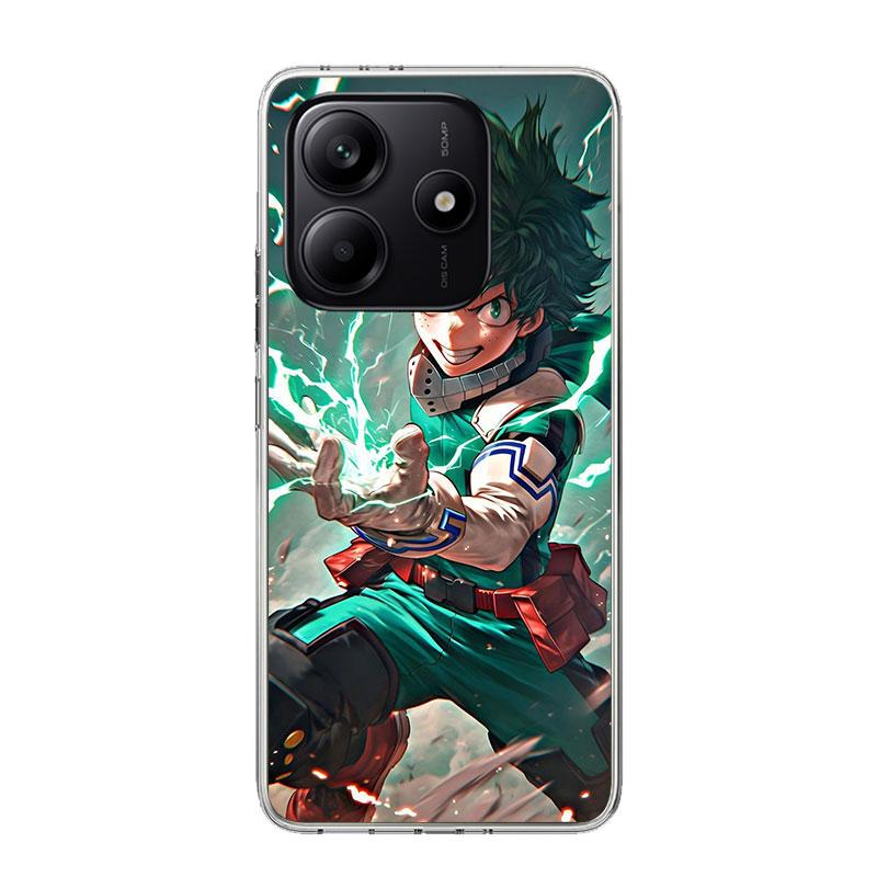 Midoriya Izuku Deku MHA My Hero Phone Case For Xiaomi Redmi Note 14 13 14S 12S 12 11S 11T 11E Pro Plus 10S 10 9S 9 Art Customize