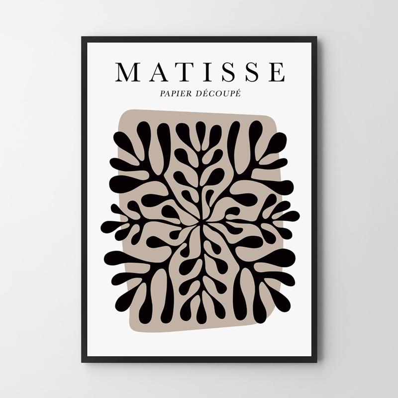 Poster Matisse Black Leaf