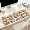 Large Multi-Size Non-Slip Rubber Base Capybara, Cute, Expressions Mouse Pad, Stitched Edges Keyboard Desk Mat for School, Office, Home, Gift
