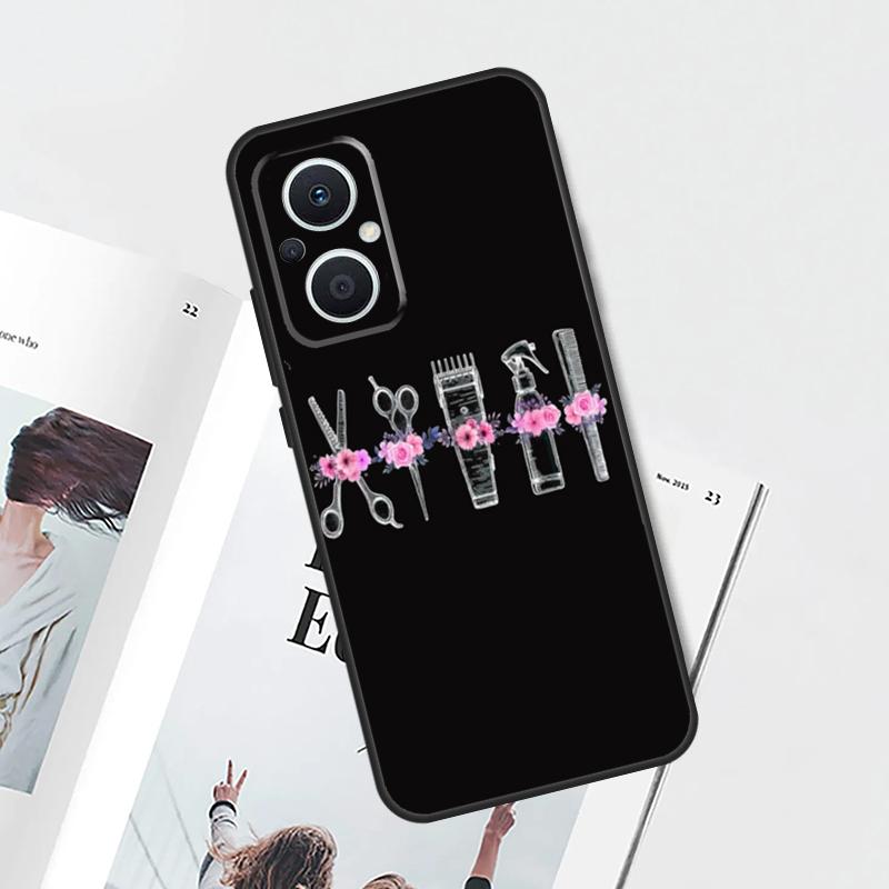 Hair Stylist Hairdresser Case For OPPO Find X9 X5 X6 X8 Pro OPPO Reno 14 13 12 11 10 Pro 14F 13F 12F 7 8 Lite Cover